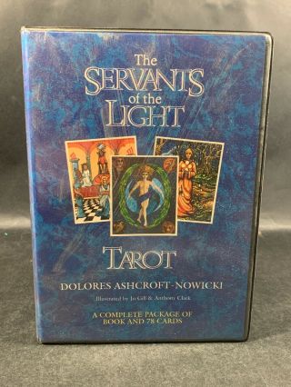 Servants Of The Light Tarot.  Rare Oop 78 - Card Deck & Book Set