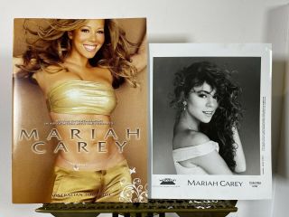 Rare Mariah Carey 2013 Australian Triumphant Tour Program Book And 1991 8x10