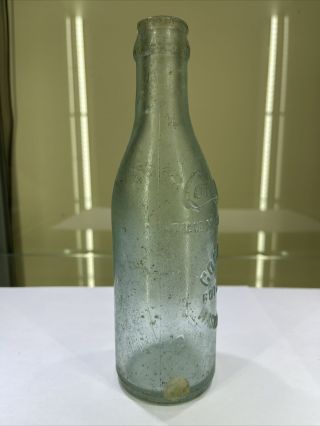 Rare Straight Sided Coca Cola Bottle,  Washington,  Ga Slug Plate 2