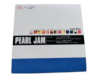 Pearl Jam - Last Kiss 7 " Ltd Red Vinyl 1999 Numbered 1033/3500 Rare