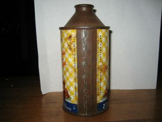 RARE 1950s DAD’S Old Fashioned Root Beer 12oz Cone Top Can VERY TOUGH CAN 3