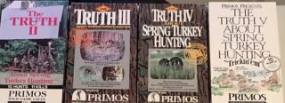 Pre - Owned Primos Truth About Spring Turkey Hunting Vhs Tapes Set 2 - 15 Rare