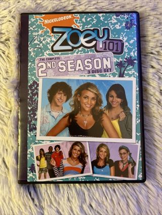 Zoey 101 - The Complete Second Season Two 2 (3 - Disc Set) Dvd Rare Htf Oop