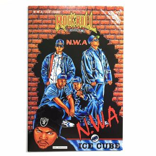 Rock N Roll Comics 40 1991 N.  W.  A Ice Cube Double Cover Rare Htf Nm