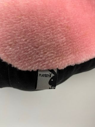 RARE Playboy Pillow Bunny Shaped (Pink/Black) 22 Inches 3