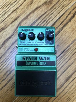 Digitech X - Series Synth Wah Auto Envelope Filter Rare Guitar Effect Pedal