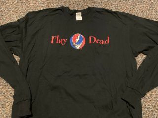 Grateful Dead Vintage Rare 1999 Play Dead Long Sleeve T - Shirt Adult X - Large