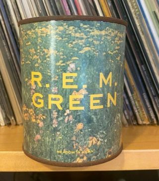 Rare Rem R.  E.  M.  - Green Promo - " Meadow In A Can " 1989 - Never Opened