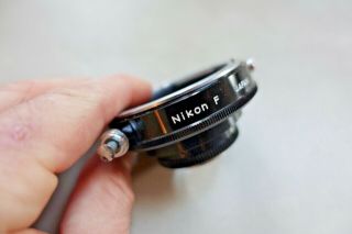 Rare - Nikon F Mount to C Mount Camera Lens Adapter - Made in Japan 2