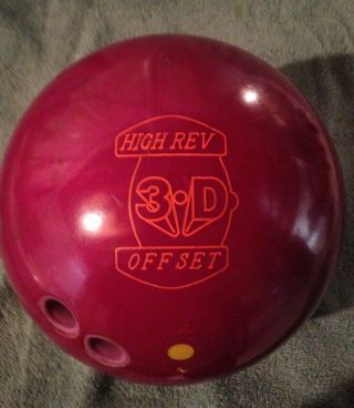 Hammer 3d Offset Bowling Ball,  Rare,  15lb