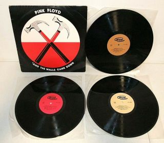 Pink Floyd - And The Walls Came Down 3 - Lp Triple Album - Rare Never Played