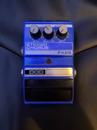 Dod Digitech Fx65 Stereo Analog Chorus Rare Vintage Guitar Effect Pedal