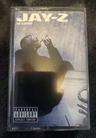 Jay - Z The Blueprint Cassette Rare Blue Tape Eminem Kanye West