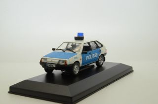 Rare Lada Vaz 2109 Estonia Politsei Police Custom Made 1/43