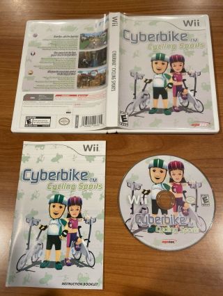 Cyberbike Cycling Sports (nintendo Wii,  2006) Cib Rare No Bike