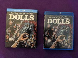 Dolls - Collectors Edition (blu - Ray Disc,  2014) Slipcover Rare Oop Scream Factor
