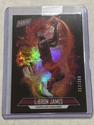 2019 Panini Father’s Day Lebron James Rare Holo Foil Sp /399 Cavaliers Lakers