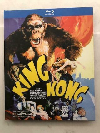 King Kong 1933 Blu Ray Dvd Rare Oop Digipack Book 0883929055609