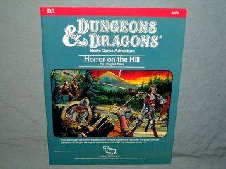 D&d 1st Edition Module - B5 Horror On The Hill (rare - And Near)