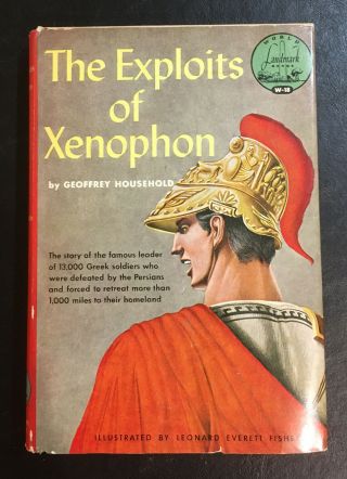 Very Good & Very Rare The Exploits Of Xenophon World Landmark Book With Dj