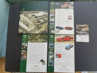 Rare Aston Martin Lagonda Service Brochure Lf With Handouts 1996 Vnc