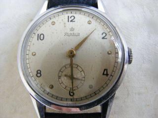 Rare 1940s Gents Watch,  All,  17 Jewels Perfect Order