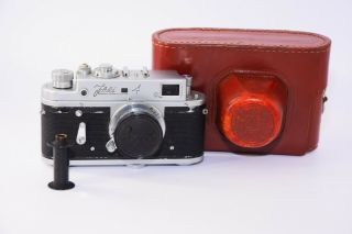 Rare Inscription Zorki - 4 Export Ussr Rangefinder Film Camera,  Lens Industar - 22