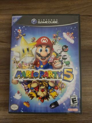 Mario Party 5 (nintendo Gamecube) Cib Complete Rare And