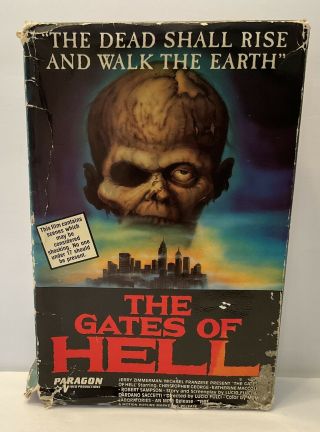 The Gates Of Hell Lucio Fulci’s Horror Epic Rare Orig Paragon Big Box.