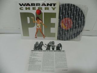Warrant - Cherry Pie 1990 Rare Korea Lp W/insert & No Barcode