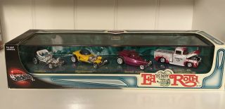 Hot Wheels 100 Custom Series " Big Daddy " Ed Roth 4 Car Set 2000 Rare Rat Fink