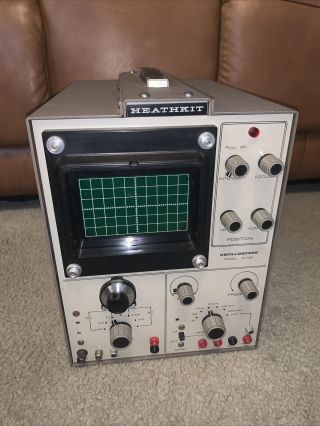 Heathkit Model 10 - 102 Vintage Oscilloscope Test Equipment Rare