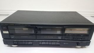 Rare Vintage Fisher Studio Dual Cassette Deck Receiver Cr - 914a -