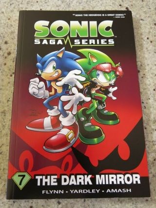 Sonic Saga Series Tpb Volume 7 The Dark Mirror Very Rare Oop