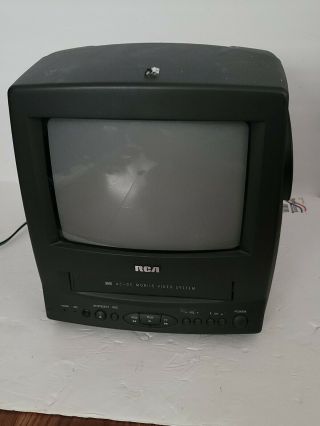 Rca 9 " Tv/vcr Combo Vhs Player Tv Monitor Rare,  Great For Retro Gaming T09082
