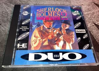 Sherlock Holmes Consulting Detective Volume 2 (turbografx - Cd 1993) Complete Rare