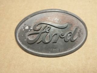 Ford 2n & 9n Tractor Front Hood Emblem Badge Not A Repop 9n16600 Rare