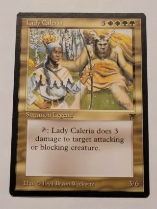 Mtg - Lady Caleria - Legends - Lp/nm