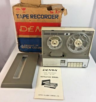 Denon 5l - 40 12d1 : Very Rare - Reel To Reel Tape Recorder - Does Not Turn