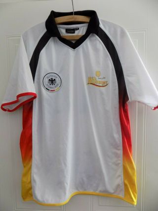 Ultra Rare Signed Germany Deutschland Football World Cup Shirt Retro Rare Top L