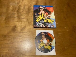 King Kong 1933 Blu Ray Warner Bros Rare Digibook Oop Film