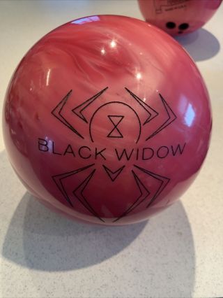 Rare 15lb Hammer Black Widiow Pink Bowling Ball