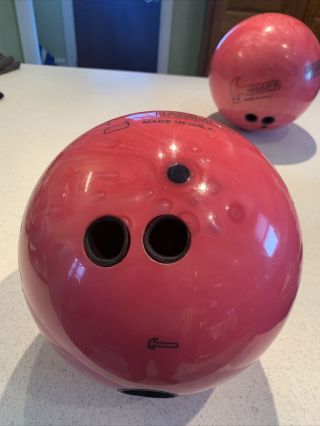 Rare 15lb Hammer Black Widiow Pink Bowling Ball 2