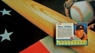 1962 Norm Siebern Post Cereal Kansas City Athletics Baseball Card 92 Sp Rare