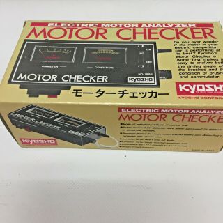 Kyosho Kyog1896 Electric Motor Analyzer Vintage Rare Oem
