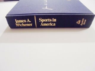RARE FIRST EDITION SIGNED ' SPORTS OF AMERICA ' BY JAMES MICHENER 2