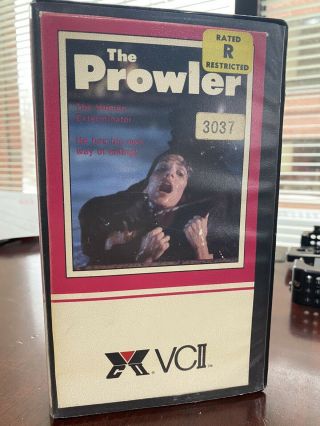The Prowler Rare Slasher Horror Movie Vhs Cut Box Play