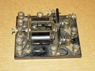 Rare 1928 Leach Break - In - Relay Model 18 (combined Antenna And Power Switching)