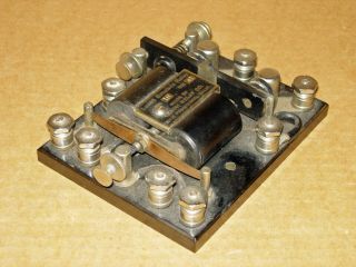 RARE 1928 LEACH BREAK - IN - RELAY MODEL 18 (COMBINED ANTENNA and POWER SWITCHING) 3