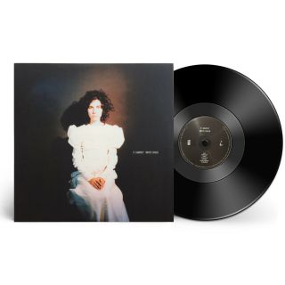 Pj Harvey ”white Chalk” Black Vinyl Record Lp Record Oop Rare